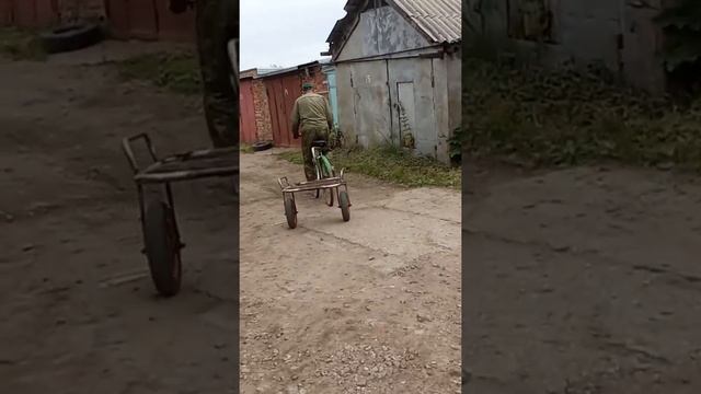 тележка для велосипеда вкратце