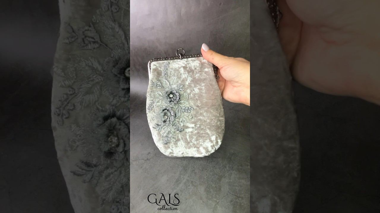 ⚪️СУМОЧКА НА ВЫПУСКНОЙ!ЖЕМЧУЖНО-СЕРАЯ НЕЖНОСТЬ⚪️ #вышивка #рукоделие #сумкаручнойработы смотреть онлайн