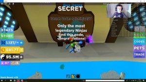 САМЫЙ секретный код в РОБЛОКС ниндзя легенды ⚔️ ROBLOX Ninja legends