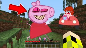 Я нашёл СВИНКА ПЕППА.EXE в своём мире в майнкрафт ! FNF VS PEPPA.EXE MINECRAFT FRIDAY NIGHT FUNKIN