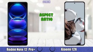 Xiaomi 12X vs Xiaomi Redmi Note 12 Pro Plus