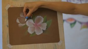 Пастель для начинающих | Поэтапный рисунок цветов: Гибискус
