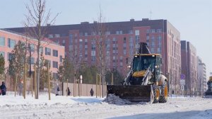 Механизированная уборка снега | «Брусника. Управление домами»