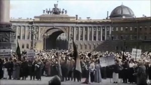 Уникальная цветная кинохроника Николай 2 и его семья! Царь Романов Николай 2.