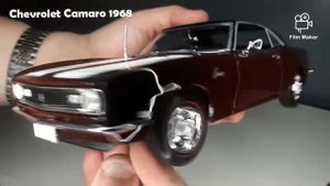 1 18 scale 1968 Chevrolet Camaro z28 Coupe model car unboxing Maisto