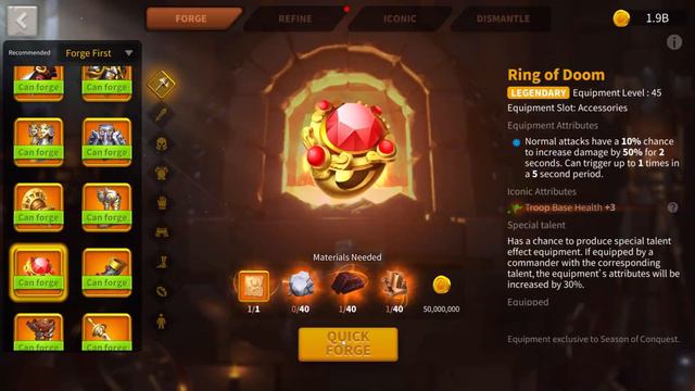 APAKAH SPECIAL TALENT ? TEMPA AKSESORIS LEGENDARY RING OF DOOM LAGI | RISE OF KINGDOMS ROK INDONESI смотреть онлайн