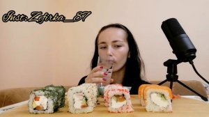 МУКБАНГ|СУШИ РОЛЛЫ? | ROLLS МУКБАНГ| MUKBANG| ASMR