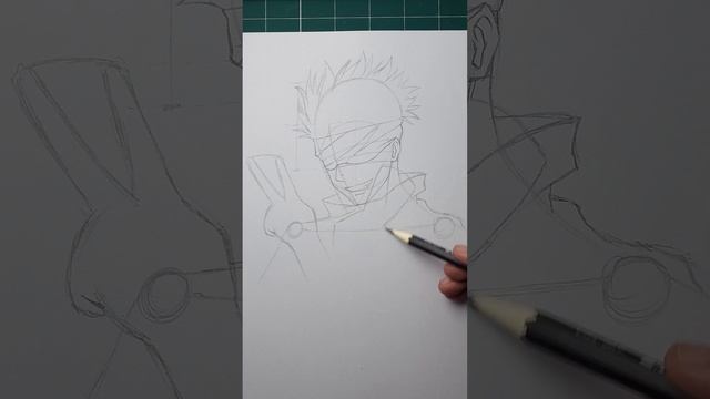 Draw Gojo Satoru with easy steps ! | Anatomy for beginners смотреть онлайн
