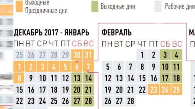 КАЛЕНДАРЬ 2018 ГОДА смотреть онлайн