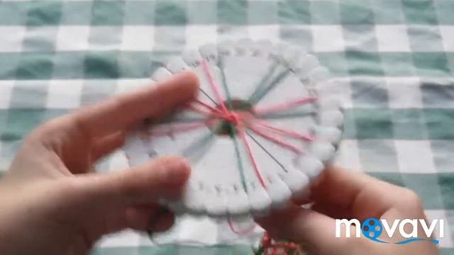 Круглый кумихимо своими руками, новогодний узор