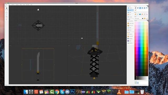 3D Modeling Minecraft | "Katana" | Cubik Studio (time-lapse) смотреть онлайн