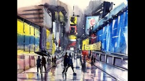 Мастер-класс по скетчингу «Огни ночного города» | Как нарисовать город поэтапно