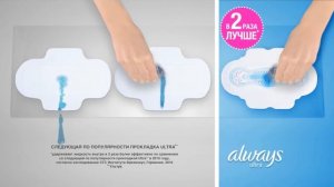 Прокладки Always с Юлианной Карауловой (2016)