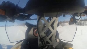 Покатушки на снегоходе BRP 600 ski-doo