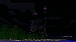 Minecraft "Night Sky" epic firework show UNCUT