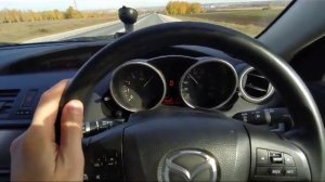 Mazda Axela BL (1,5cvt) разгон 0-100