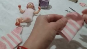 КАК СШИТЬ ИЗ НОСОЧЕК КОСТЮМЧИК ДЛЯ МИНИ РЕБОРНА
