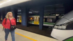 Центральный жд вокзал в Варшаве Супер поезда в Польше Warszawa Centralna