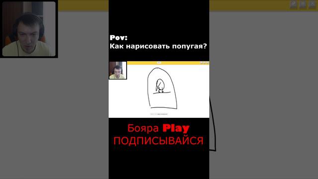 НЕЙРОСЕТЬ РИСУЕТ ПОПУГАЯ