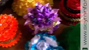 Курянка делает шкатулки из атласных лент