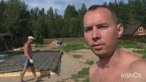 Установка пластикового кессона. Сварка с помощью экструдера. Плита под гараж.
