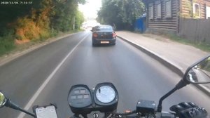 Покатушки по городу на ИЖ планета 5-01