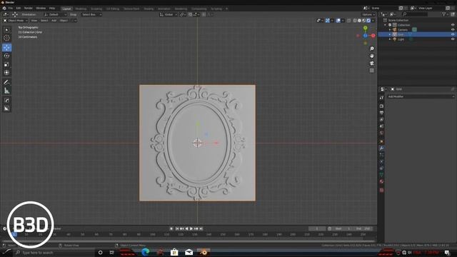 create 3d ornaments in blender fast and easy|beginners tutorial