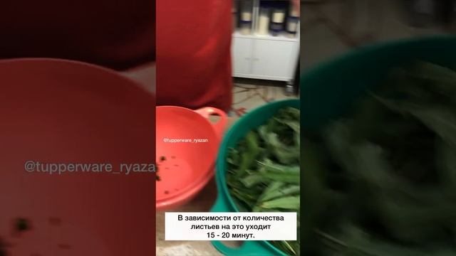 Иван-чай (ферментация листьев кипрея) в мясорубке «Fusion Master» Tupperware