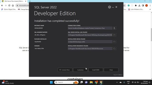 Step-by-Step Guide: Installing SQL Server 2022 and SQL Server Management Studio (SSMS) 19 смотреть онлайн