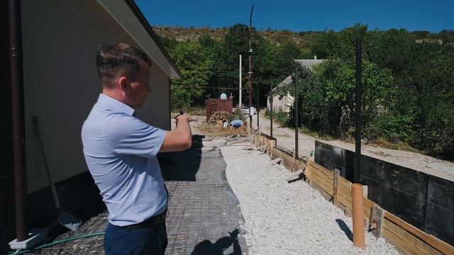 Благоустройство придомовой территории в частном доме | Отмостка | Крыльцо смотреть онлайн