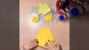 Оригами «золотая рыбка» по сказке А.С.пушкина