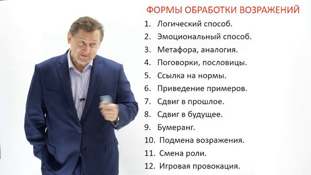 12. Алгоритм обработки возражений и 12 форм ответов на возражения