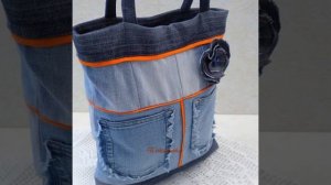 handmade latest jeans bag collection👜👖🌹