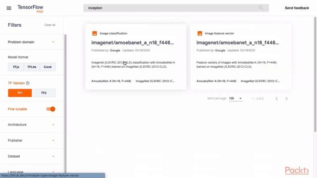 Hands-On Transfer Learning with TensorFlow 2.0: TensorFlow Hub Overview | packtpub.com