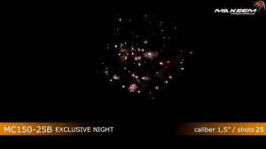 Фейерверк MC150-25B "Эксклюзивная ночь / Exclusive night" (1,5" х 25 залпов)