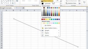 Excel 2010 Make a Dashed Line