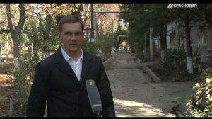 Во дворах на ул. Селезнева в Краснодаре продолжают благоустройство