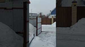 #Влог2#Ворота распашные четырехстворчатые.