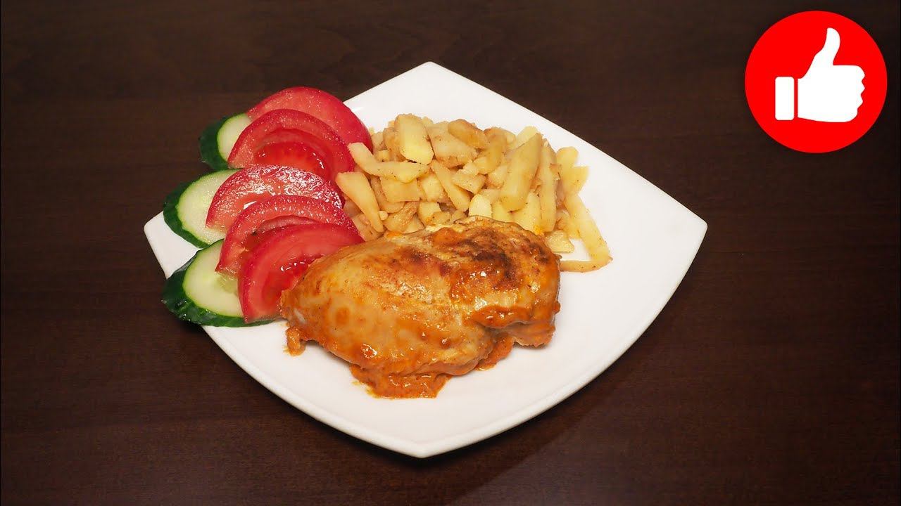 Вкусное куриное филе в сметанно-горчичном соусе в мультиварке