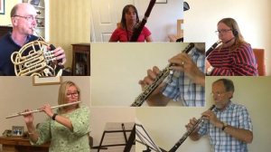 Damen-Souvenir Polka by Johann Strauss, for woodwind quintet.