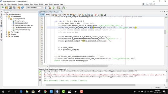 DES encryption algorithm with java code implementation