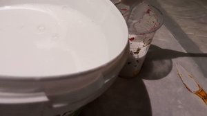 Замес краски для техники Акриловая заливка и Fluid Art в разных пропорциях. Acrylic fill.