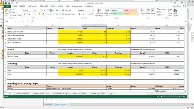 Woodwork For Inventor Bill Of Materials 3 of 4 смотреть онлайн
