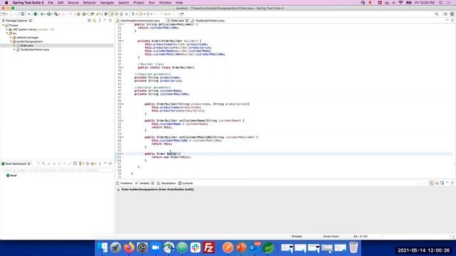 builder design pattern in java