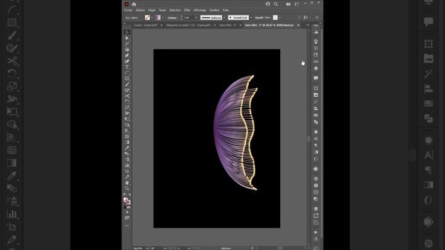 tuto illustrator degrade papillon