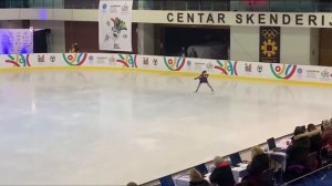 АННА ЩЕРБАКОВА /Сараево 15.02.2019/ Европейский олимпийский фестиваль (ПП) 130.22 балла - 1 место.