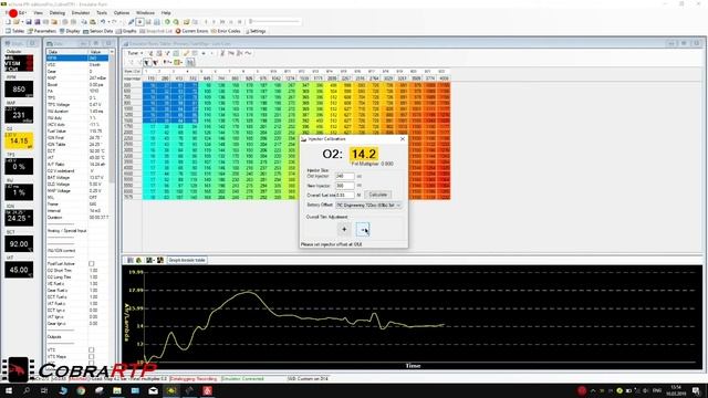ECtune + CobraRTP   подключение и запись лога