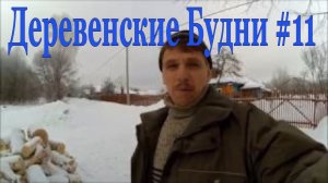 Деревенские будни #11 //  Зима - готовь дрова, и другое // Жизнь в деревне