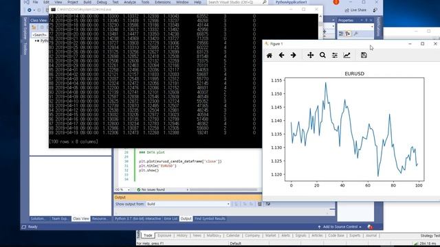 MT5 module for Python 예제. 금융시계열 데이터 불러오기 смотреть онлайн