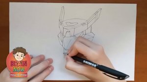 Как нарисовать Меха Ворона| Бравл Старс | Рисунок | Draw Mecha Crow | Brawl Stars